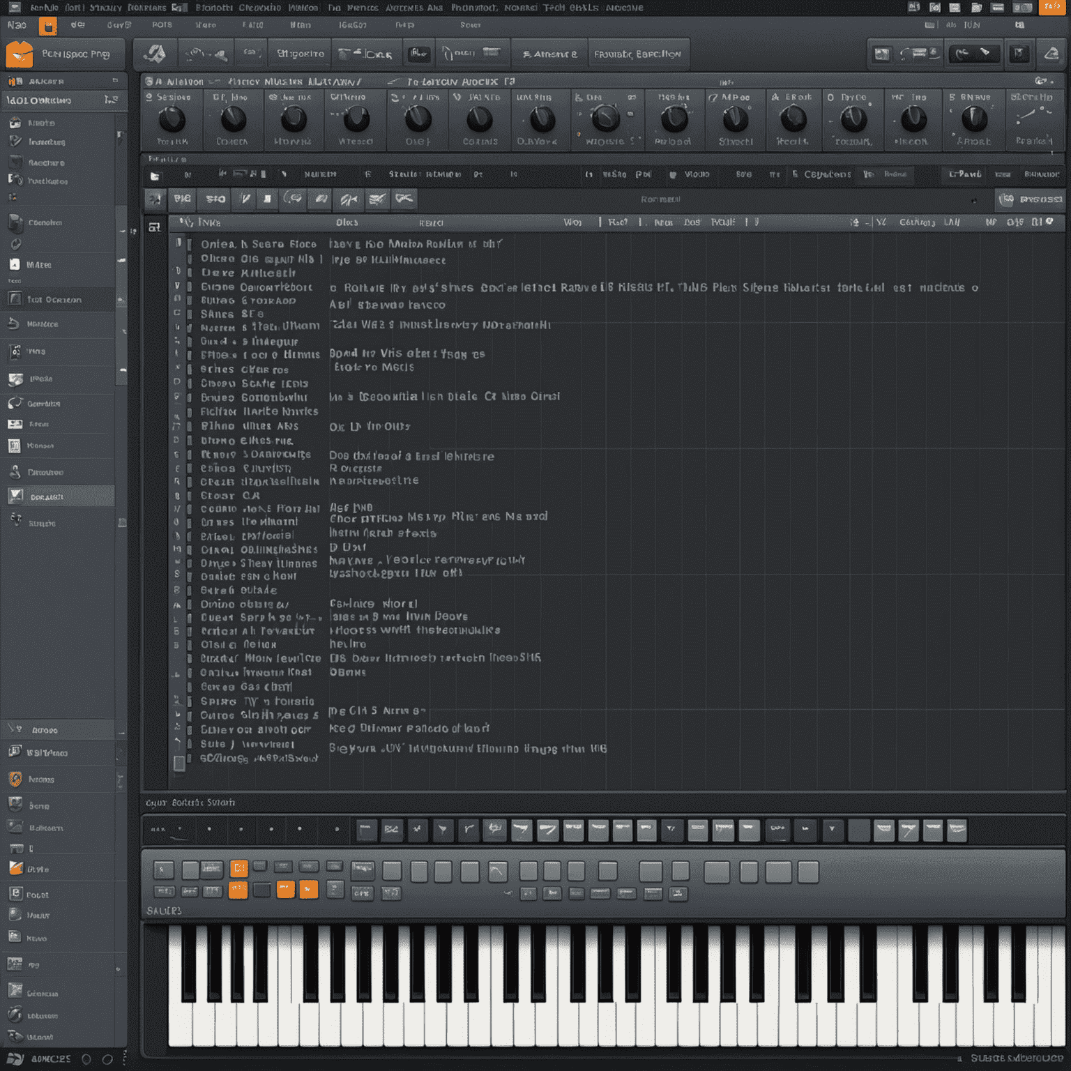 FL Studio's Piano Roll interface showing advanced features and tools